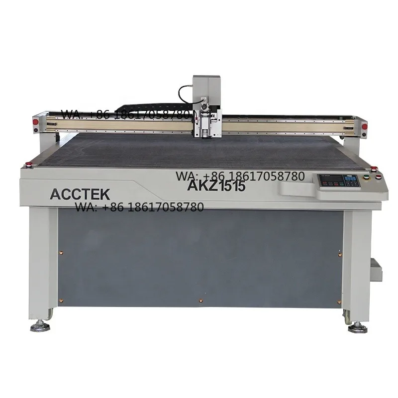 AccTek New Design Oscillating Knife Cutting Machine Fabric Cutter AKZ1515