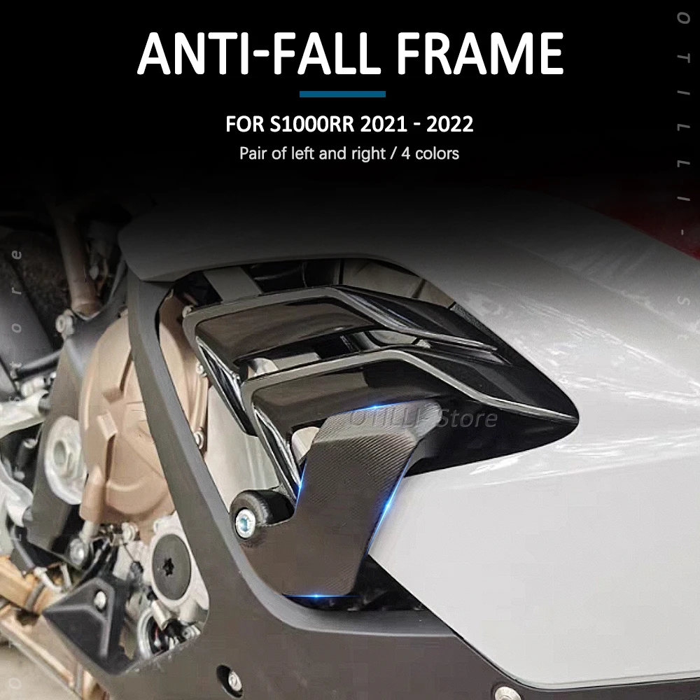 دراجة نارية CNC الألومنيوم محرك الحرس 4 اللون تحطم حامي Crashbar الإطار الوسادة المنزلق لسيارات BMW S1000RR S1000 RR S 1000 RR 2019