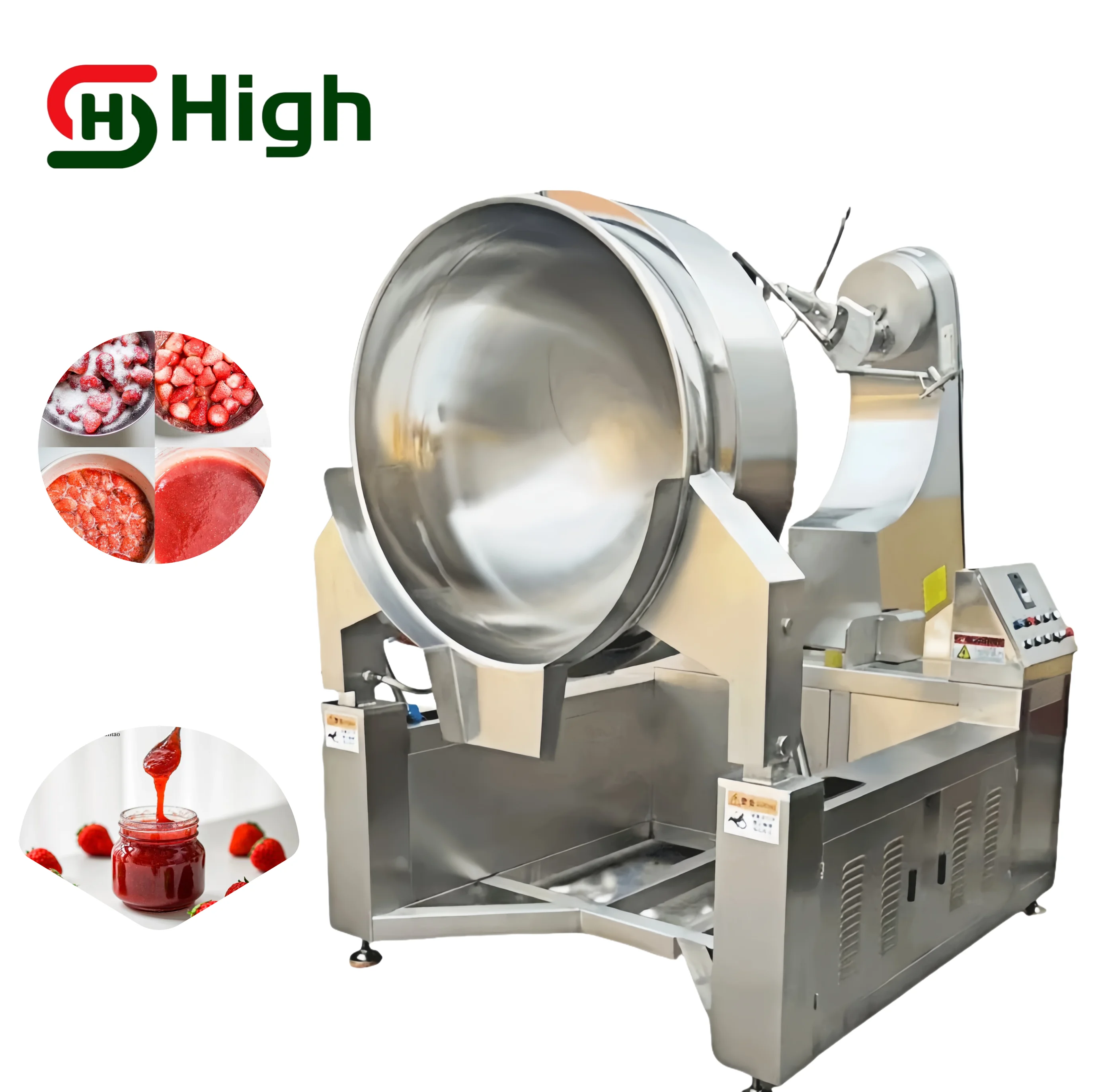 Multipurpose Mixer Cooker Pot Planetary Cooking Pot Stir Fry Machine Suitable for Large Restaurants Industrial Flip Pot