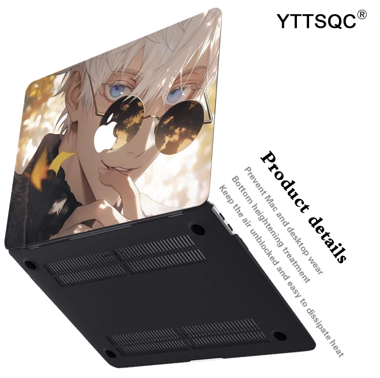 Imagem -04 - Concha Dura para Laptop Jujutsu Kaisen Anime Satoru Gojo Capa para Macbook Air m2 m1 Pro 13 14 16 Mac A2681 A2337 A2338 A2681