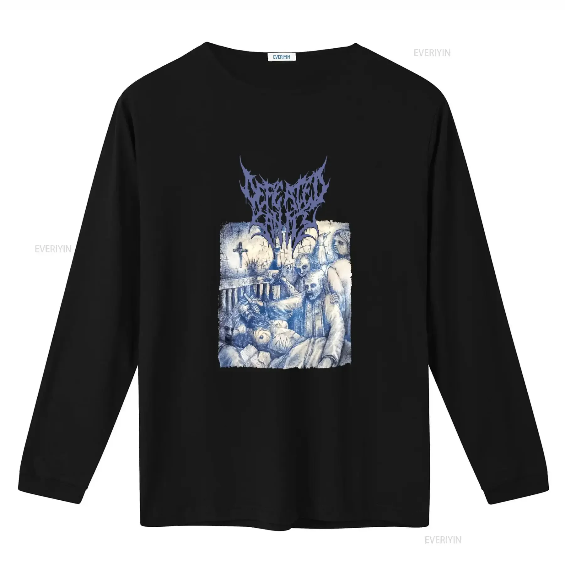 Defeated Sanity T Shirt Small Rare Brutal Death Metal Devourment Suffocation Design vintage Washed Breathable streetwear Soft