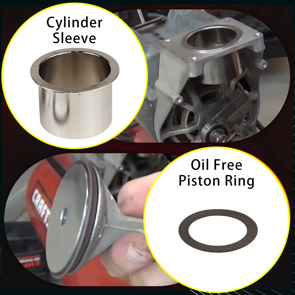 KK-4835 A02743 KK5081 Compressor Piston Kit Connecting Rod Replacement Kit For Devildiss/Craftman/Dewalt/Porter Cable