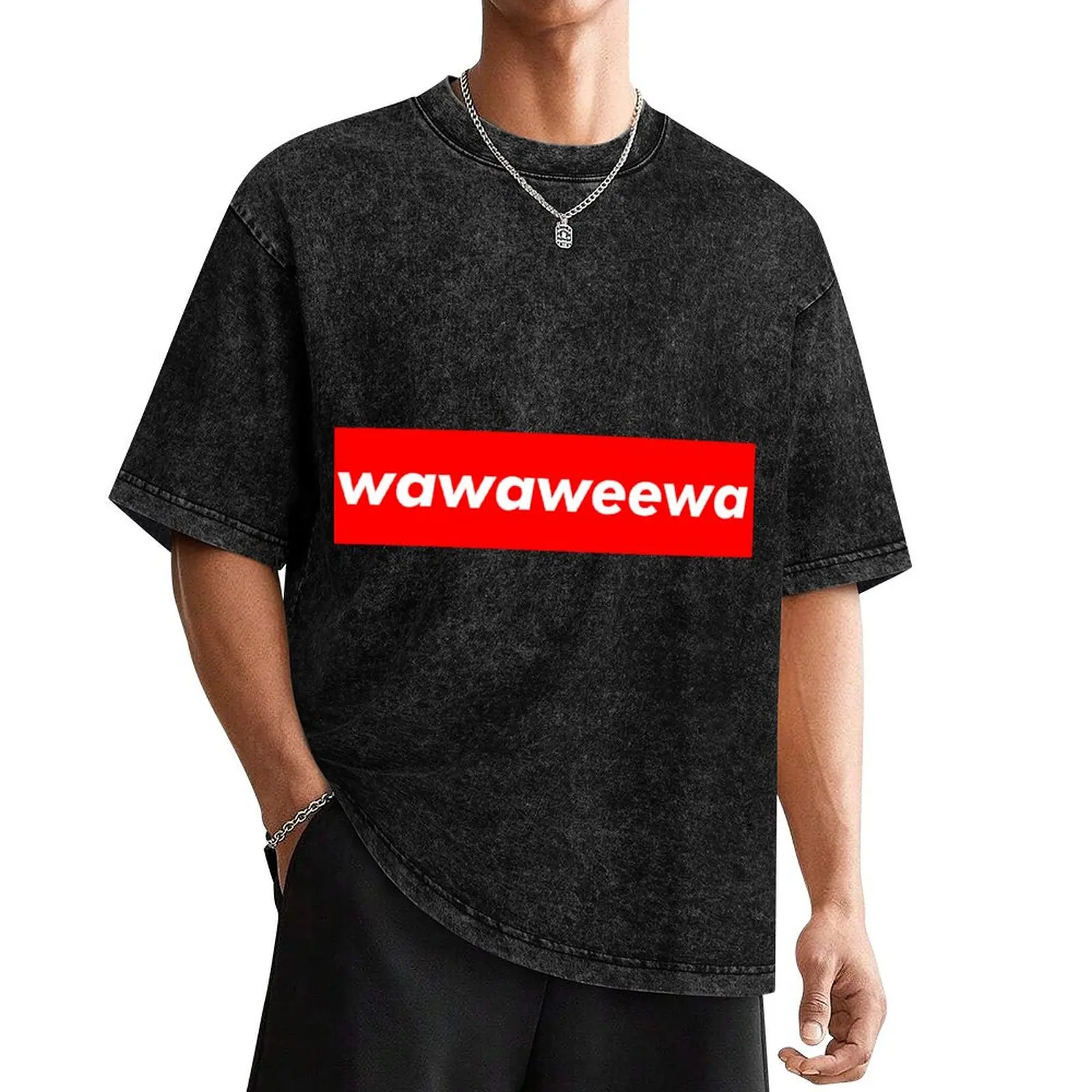 Borat wawaweewa T-Shirt oversized graphic tee vintage plus sizes Blouse oversized t shirt men