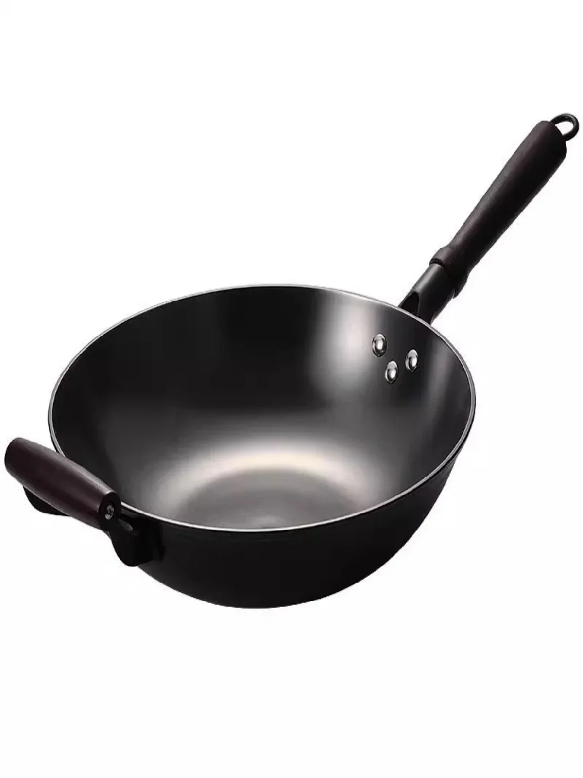 

Sell like hot cakes Thickened iron wok non-rust frying pan Non-coated non-stick cast household saucepan cooking pot