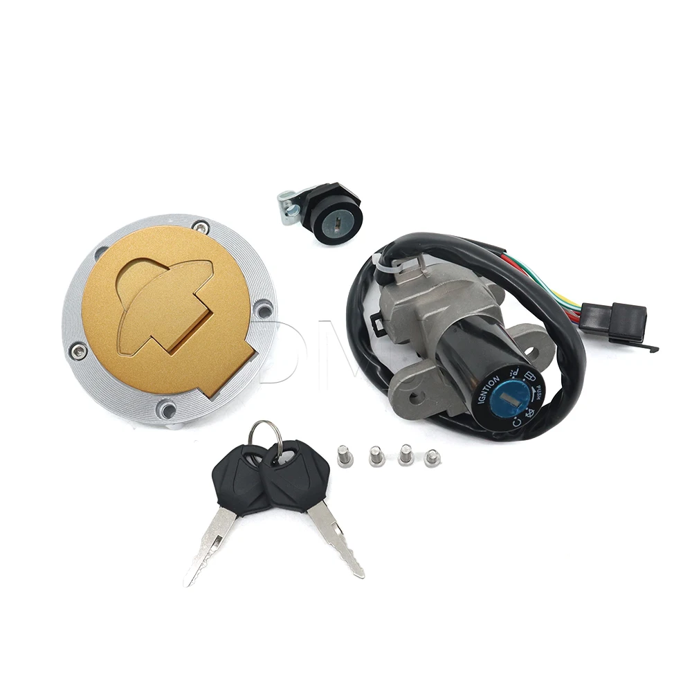 Motorcycle Ignition Switch Lock Gas Fuel Tank Cap Cover For DUCATI 748 749 916 996 998 R S SPS M600 Monster 620 695 750 900 S2R
