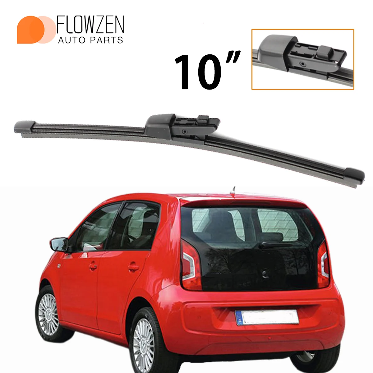 

﻿ 1 шт., 10 дюймов, омыватель заднего лобового стекла, подходит для Volkswagen Up 2011-2020, летние щетки стеклоочистителя, автомобильные аксессуары