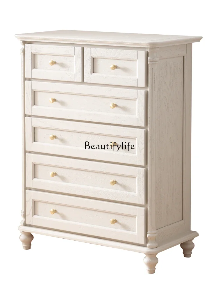 

FG40All solid wood American eight-bucket six-bucket cabinet modern light luxury drawer locker