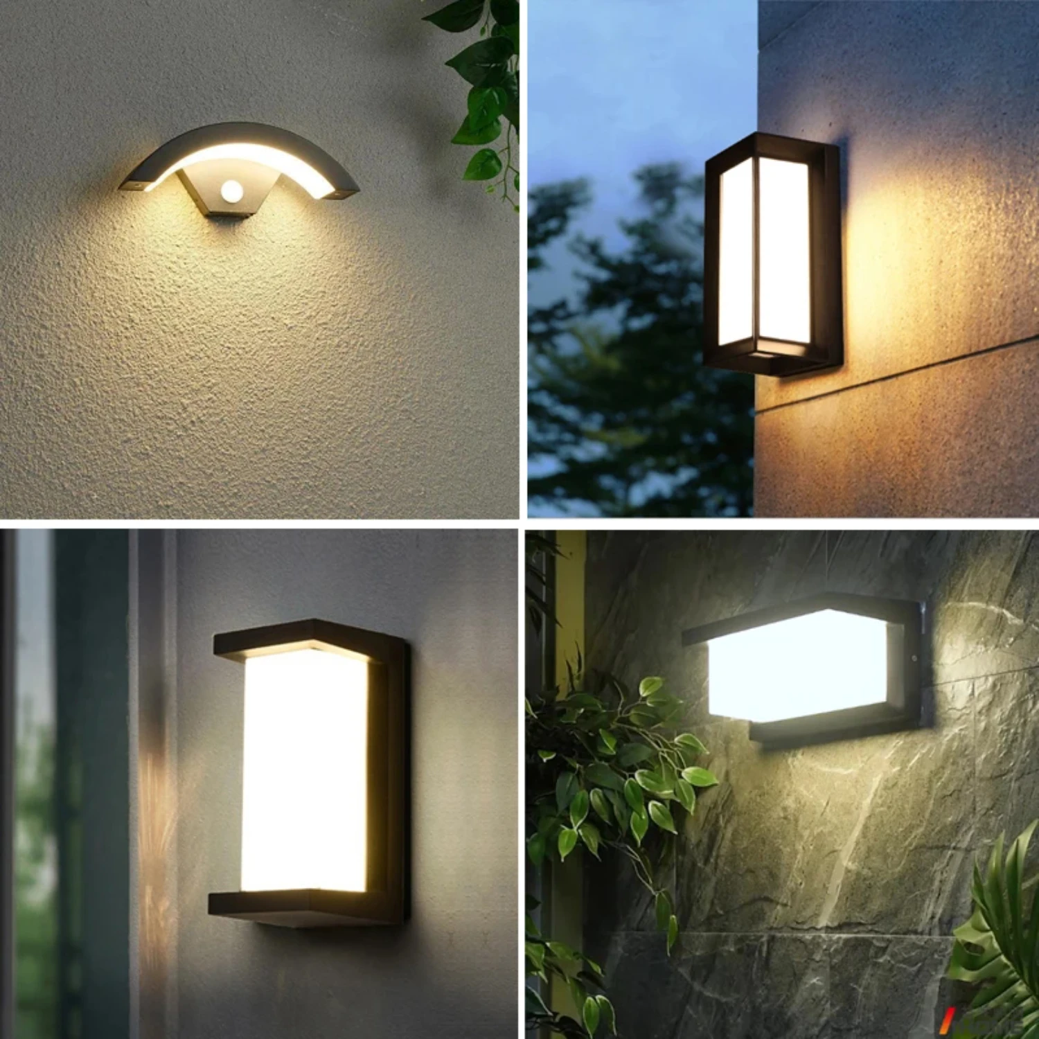 

New Outdoor Waterproof Garden Decoration Wall Lamp with Motion Sensor