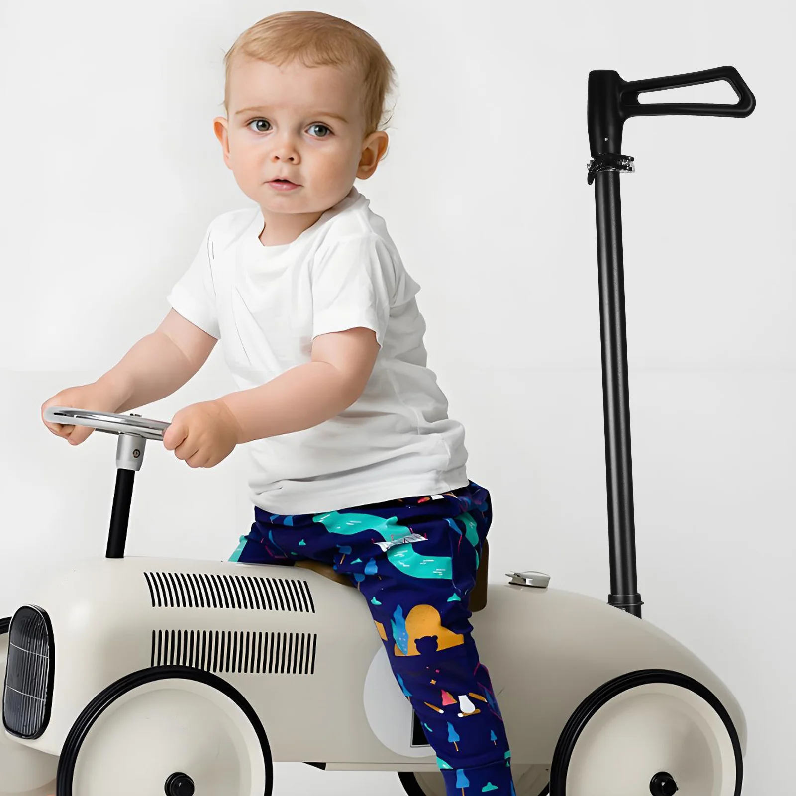 Kinderwagen Duwhandvat Snelsluiting Vervanging voor peuter Duwauto Ergonomisch ontwerp Comfortabele wandelervaring