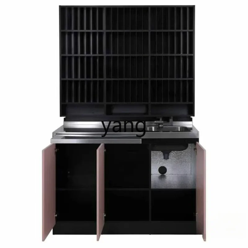 Lmm1 electric lift with washing table, dye cream rack, special storage rack for barber shop