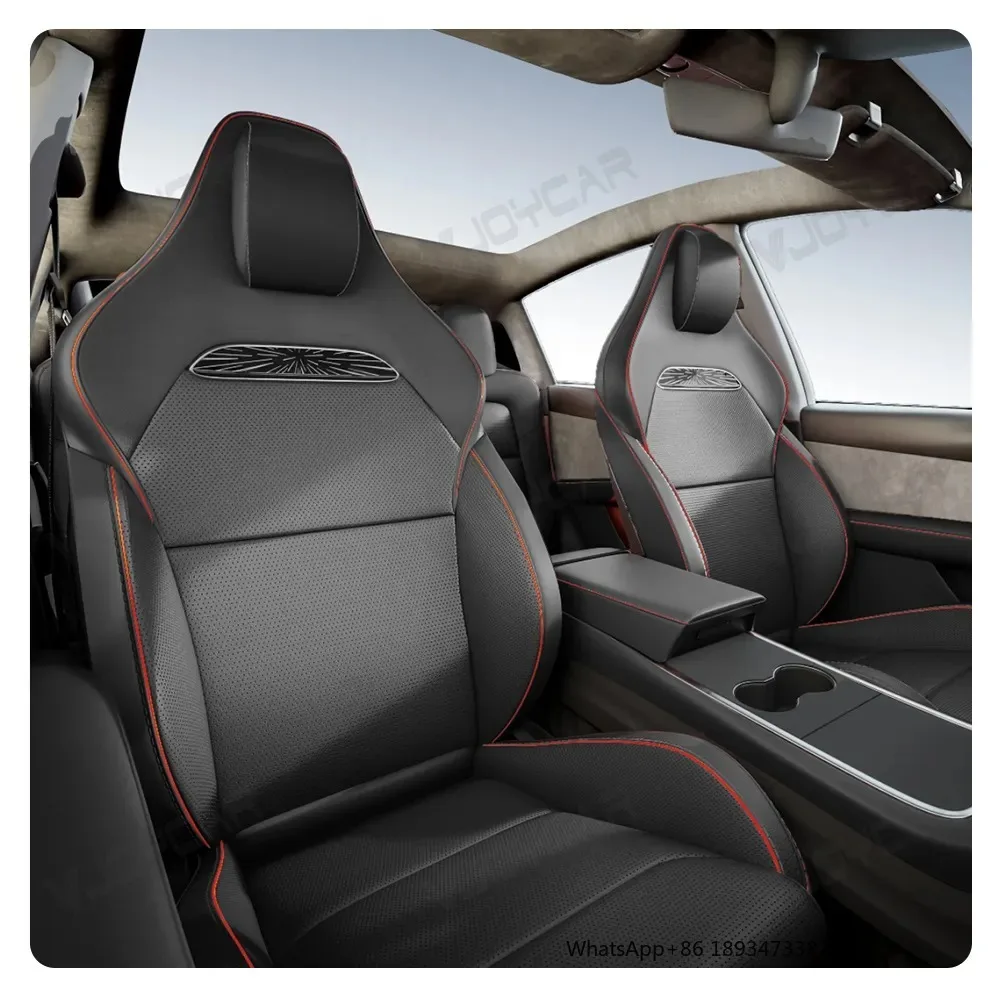 NEW Sports Ventilation Seat for Tesla Model 3 Y 2016-2024 Front Two Seats Cushion Rear Seat Cover Model 3 Performance Style