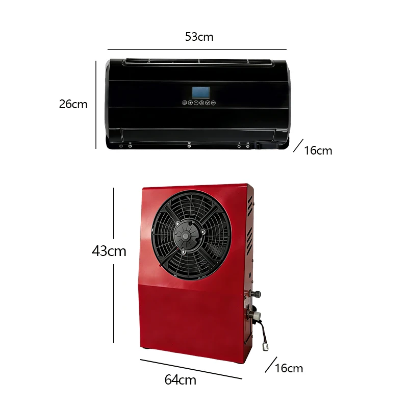 

High Quality 12V/24V DC/AC Parking Cooler Compressor for Truck Bus Excavator R134a-for Air Conditioning & Refrigeration Systems