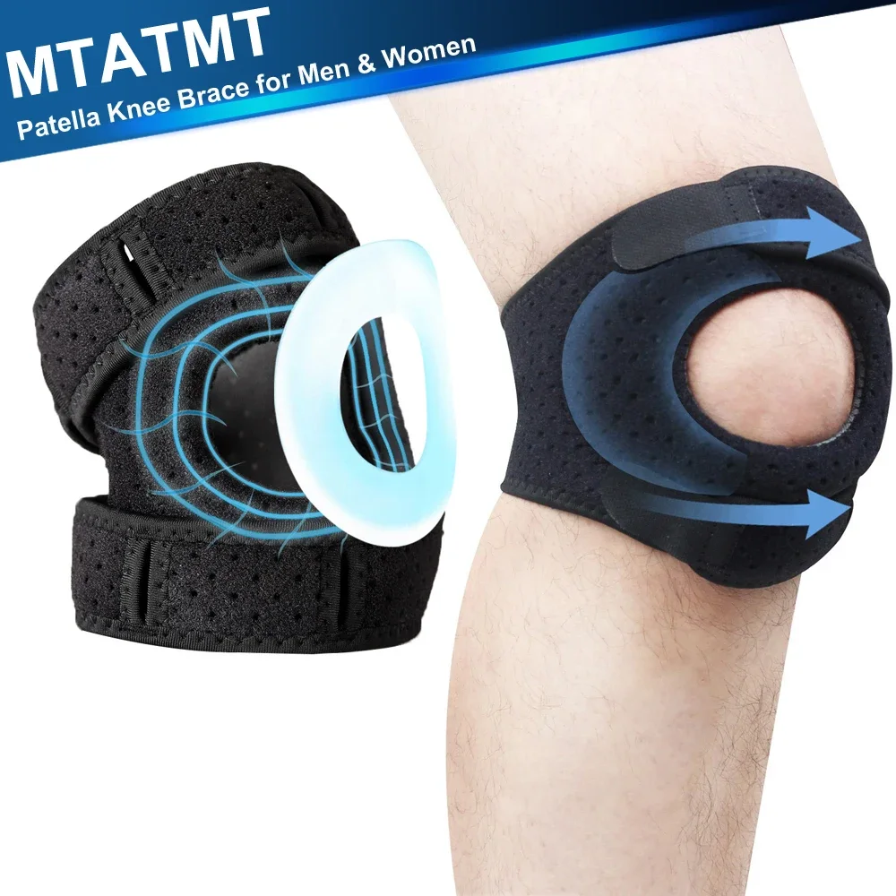 

Adjustable Knee Brace Patella Stabilizer for Knee Pain Relief, Running, Tennis, Jumping, Arthritis, Tendonitis, Injury Recovery