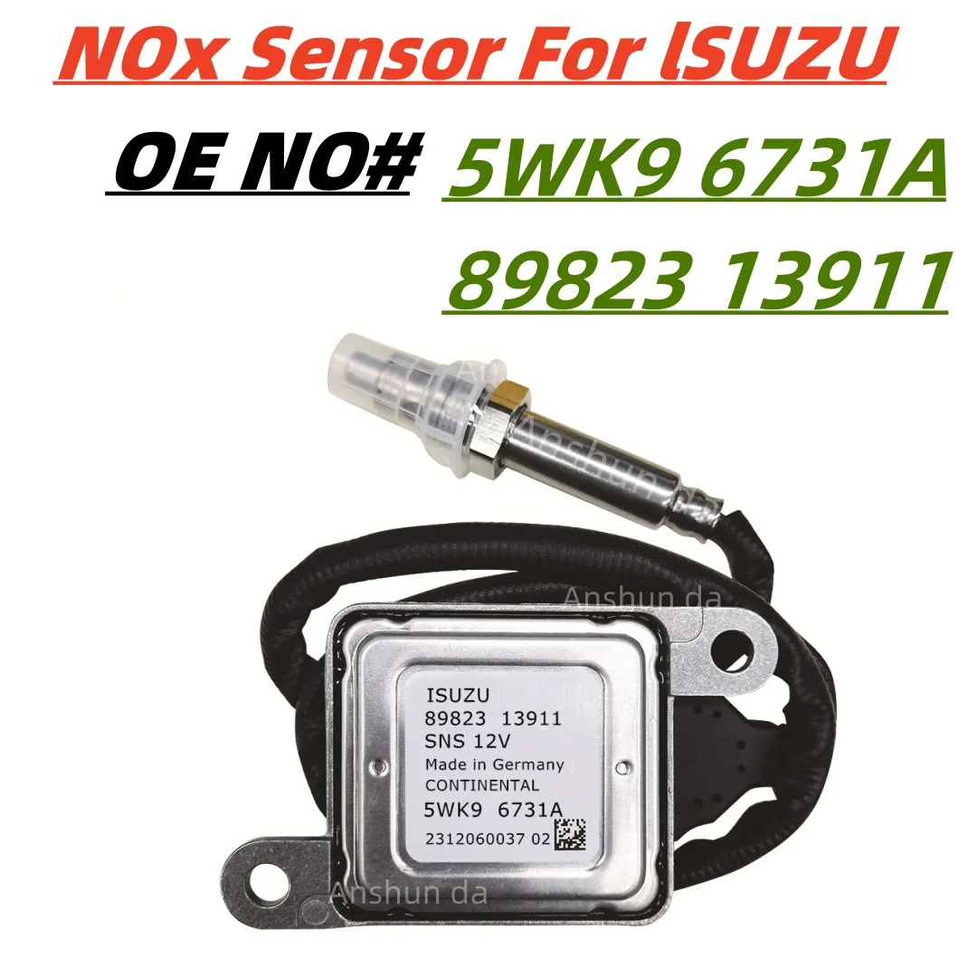 5WK96731A 5WK96731 89823 13911 Nitrogen Oxygen NOx Sensor For ISUZU NPR NPR-HD NQR NRR Reach 4JJ1 3.0L 4HK1 5.2L