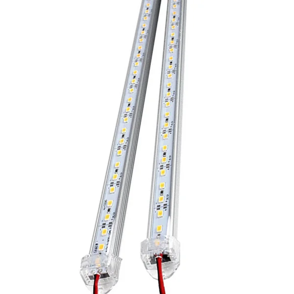 

2pcs LED Hard Light Strip 50cm White 6000K DC12V 14 36 SMD 5630 IP65 Rigid Bar Lights for Home CarDecoration