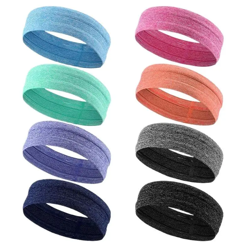 

Unisex Hair Wrap Brace Elastic Cycling Yoga Running Exercising Wide-band Sweatband Outdoor Sports Headband Fitness Hair Bands