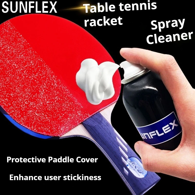 

Sunflex Table Tennis Racket Rubber Foam Spray Cleaner Maintenance Tackifier Racket Rubber Cleaner Ping Pong Bat Care Accessories