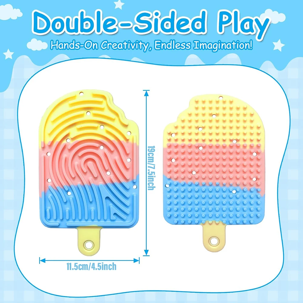 لوحة الضغط الحسية للمساحة من السيليكون، لعبة تخفيف الضغط المحمولة للأصابع مناسبة لإضطراب انطفاض النشاط والقلق والقلق