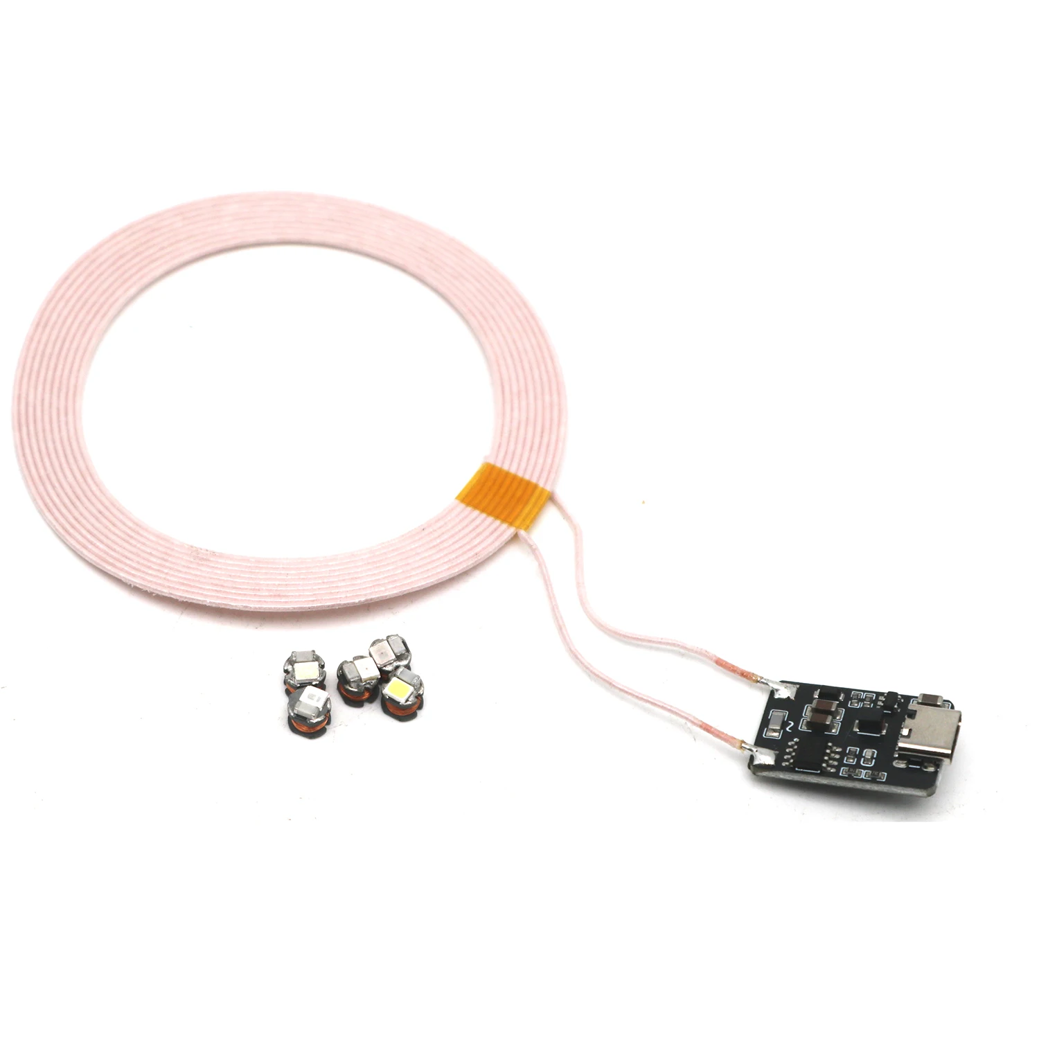 0-120 مللي متر مصدر طاقة لاسلكي typec USB الارسال لفائف التعريفي استقبال LED ضوء المصباح اللعب نموذج ليغو Gundam بانداي نموذج