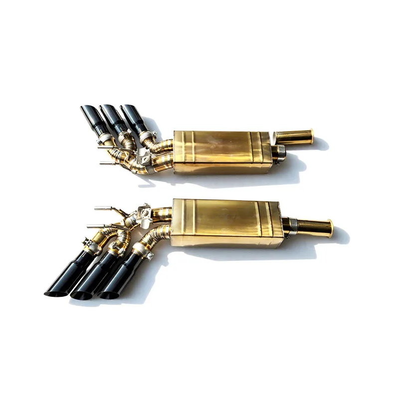 

Tuning High Quality Catback Exhaust Pipes for 2019-2023 G63 W464 4.0T Titanium Valve Muffler Exhaust System