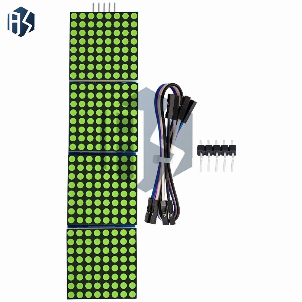 Module d'affichage matriciel 4 en 1 MAX7219, ligne à 5 broches pour microcontrôleurs Arduino, 1 pièce