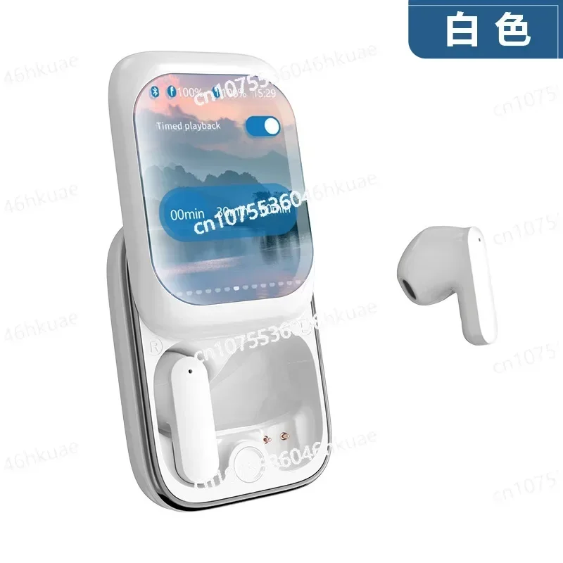 Smart True Wireless Full Color Touch Screen Bluetooth Headset LCD Smart Screen Display Bluetooth Headset