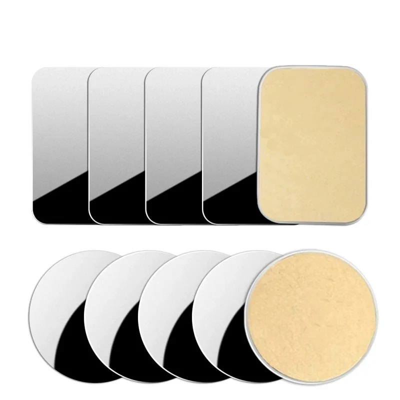 

5pcs Magnetic Metal Plate For Car Phone Holder Universal Iron Sheet Disk Sticker Mount Cell Phone Magnet Stand For Xiaomi iPhone