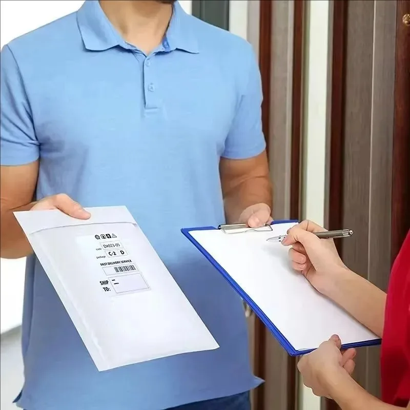 50/40/30/20/10 Uds. Sobres de papel autosellados de burbujas Kraft bolsas de envío de espuma acolchadas impermeables para embalaje