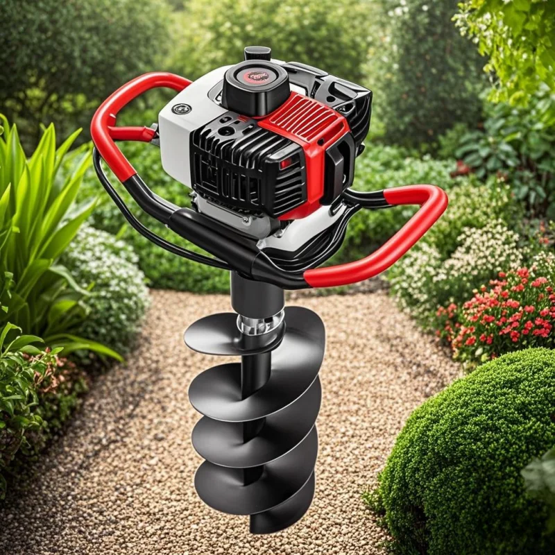 

2-Stroke/4-Stroke Engine | Portable Earth Auger With Durable Steel Blades