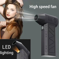 2025 Violent Turbo Fan Mini Camping Outdoor Handheld Fan 130,000 High Speed Brushless Blower Dust Blower For Home Car Office