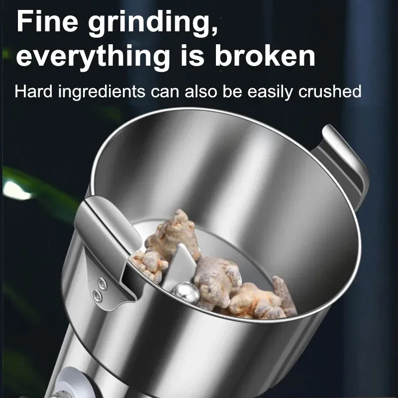 PBOBP Electric Grain Mill Grinder 3000W Powerful Soybean Blender Cereal Crusher Food Processing Machine Commercial - view 5
