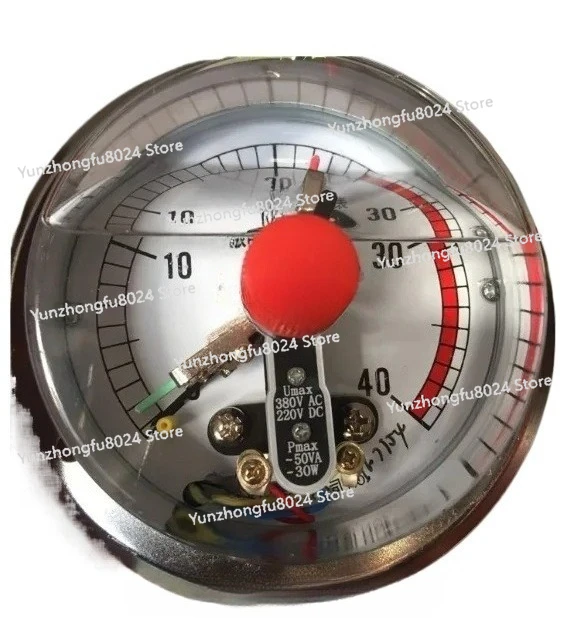 

Axial Belt Edge Anti-vibration Shock-resistant Electric Contact Pressure Gauge YNXC100ZT 40/60mpa Oil Pressure Instrument