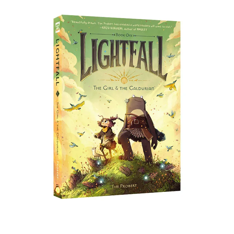 English Original Lightfall Series The Girl The Galdurian Full-color Comic Book Picture Book, Graphic Chapter Novel