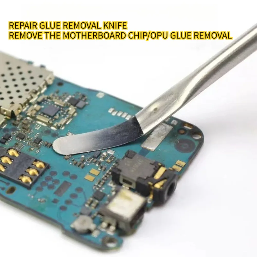 

4-in-1 IC Chip Repair Thin Tools Set: CPU Metal Remover & Burin for Mobile Phone and Computer CPU/NAND IC Chip Repair ﻿