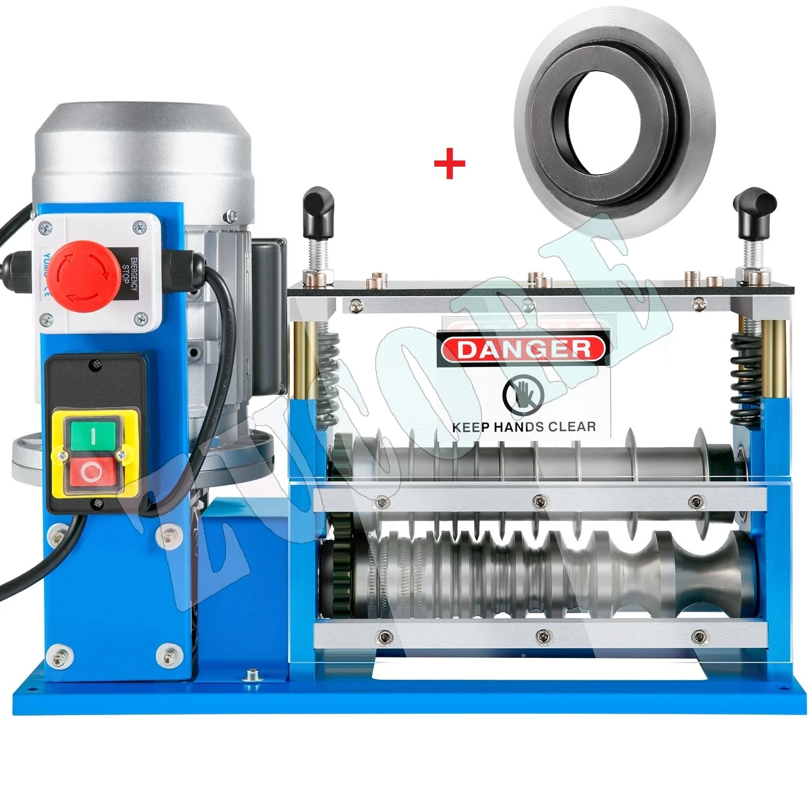 750W 1.5-38 mm Electric Wire Stripping Machine Wire Stripper Peeler For Cutting Different Recycling Copper And Aluminum Recovery
