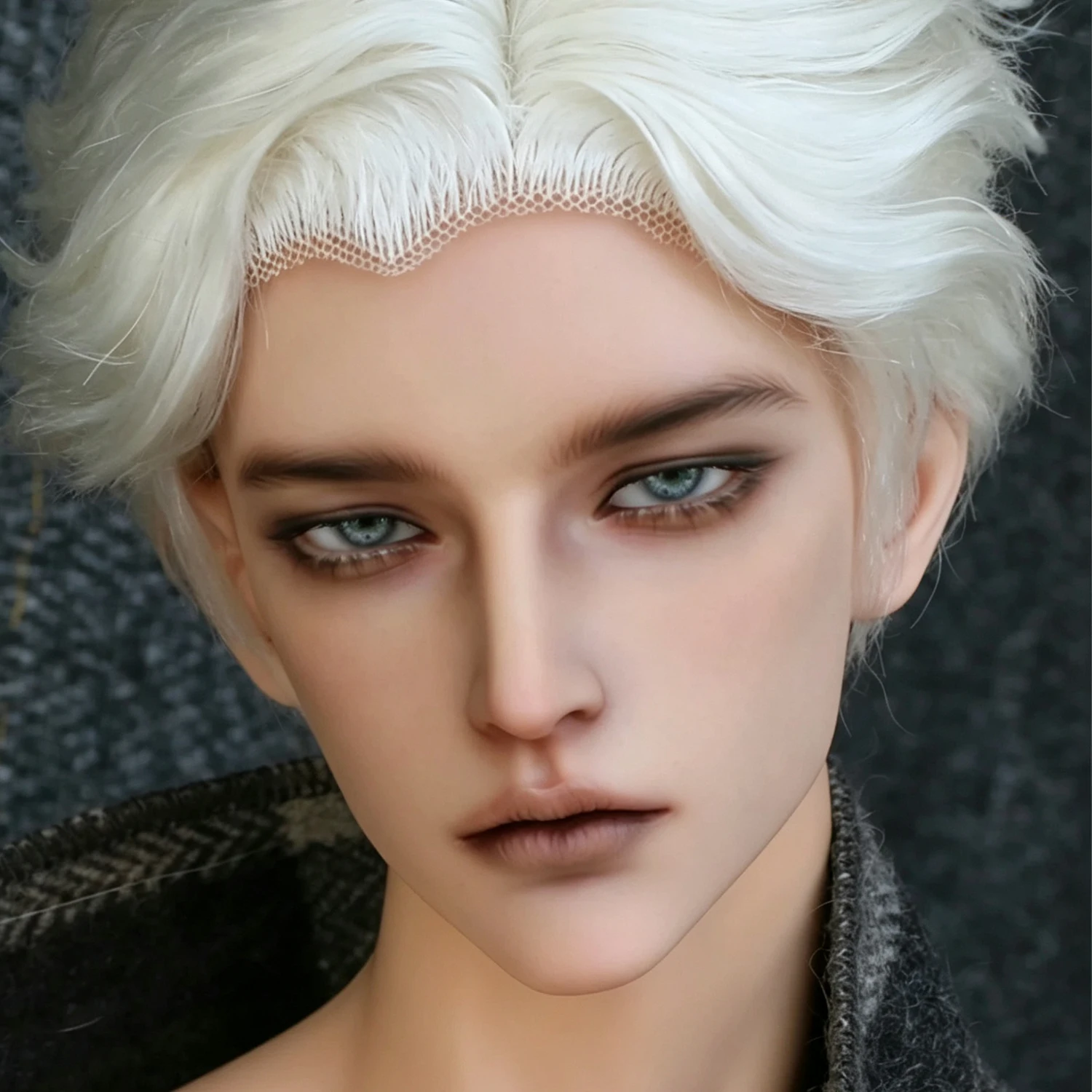 1/3 Boba Head Resin BJD Head Part – MC Normal Skin Blank Ball Jointed Doll Unpainted No Clothes Included