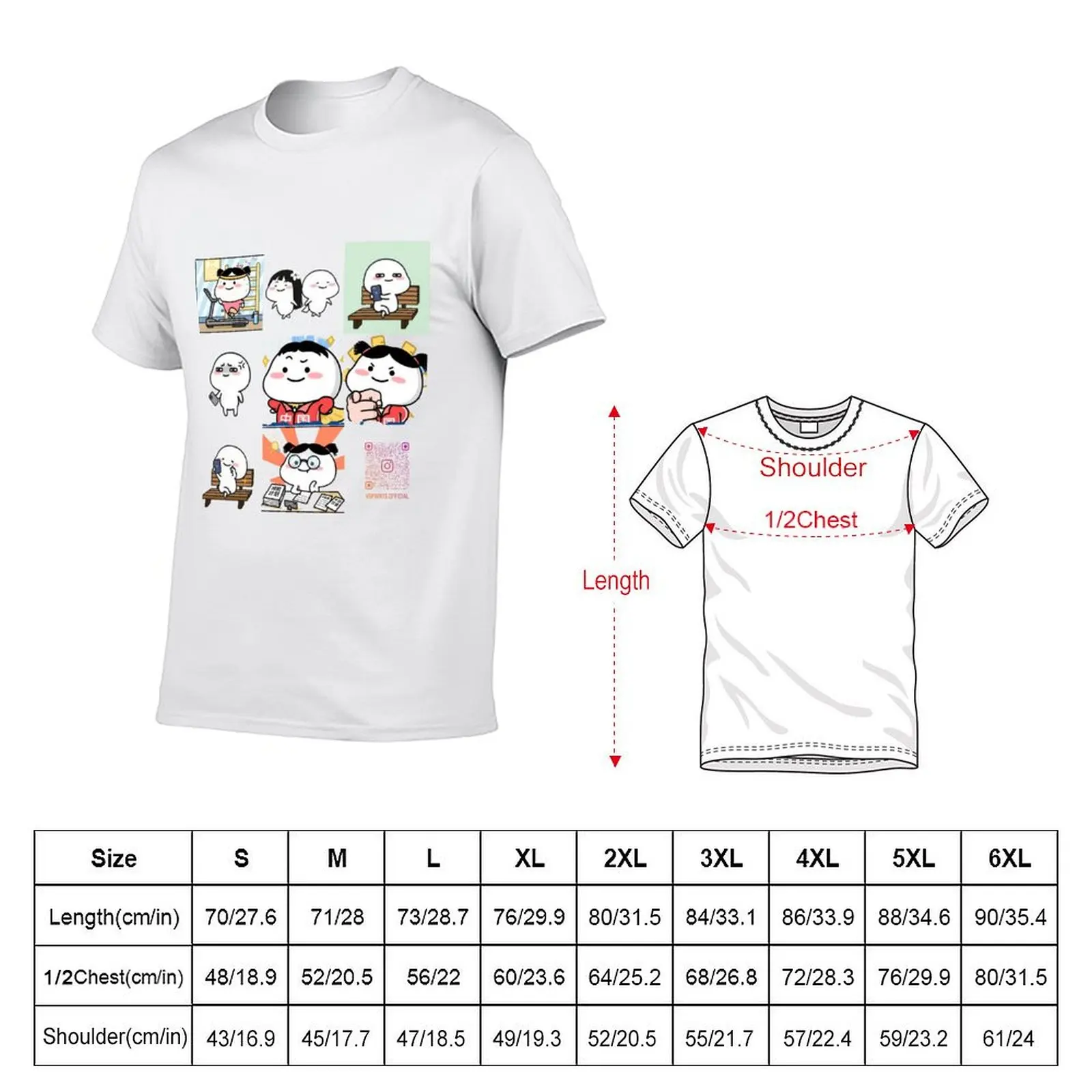 Quby Collections #27 T-Shirt Basic Solid Tee for Daily Use
