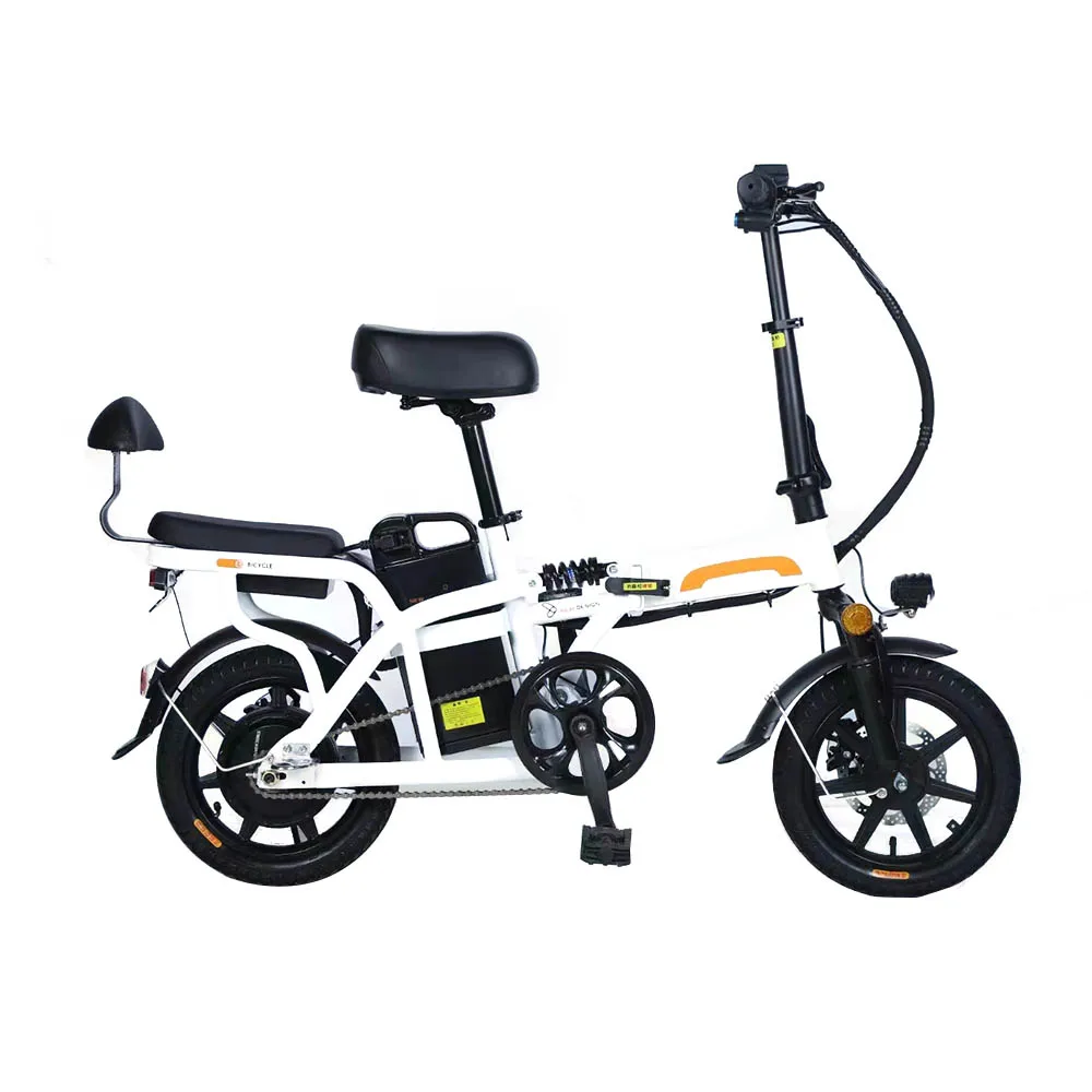 

Wholesale 350W 48V Lithium Battery Folding Ebike 14 Inch E-Bike Foldable Electric Bicycle for Adults