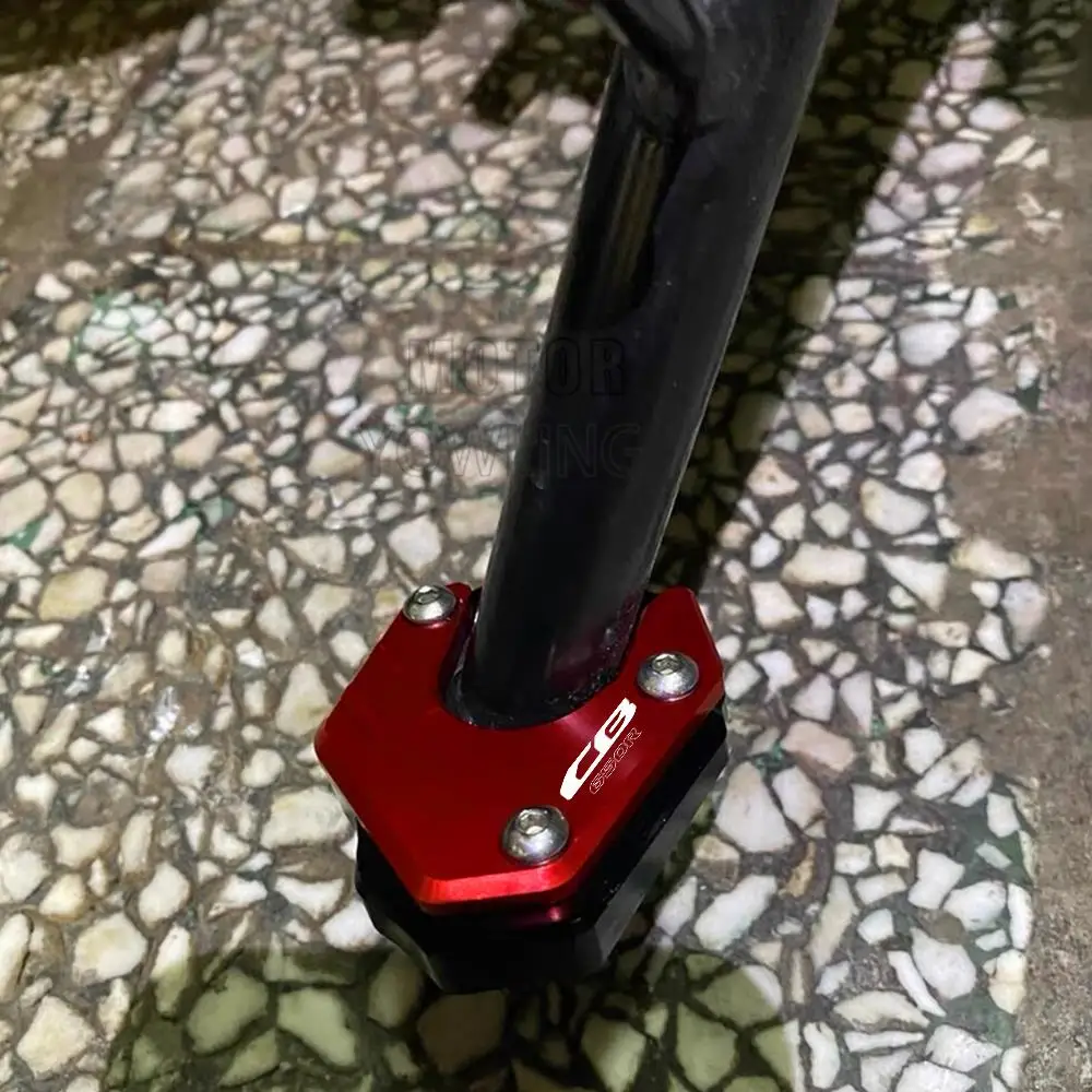 2023 2024 CB 650R Kickstand Support Pad Support Shell Foot Side Stand Pad Plate For HONDA CB 650 R CB650R 2019 2020 2021 2022