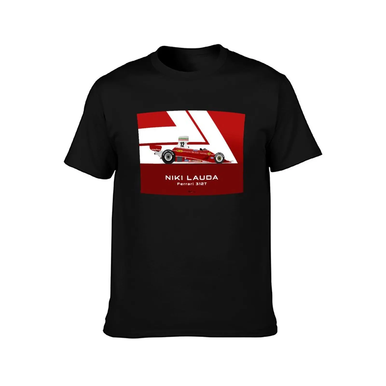 Niki Lauda - 312T T-Shirt Summer Casual Cotton Tee Oversized Streetwear Tops Vintage Graphic Print Loose Fit Short Sleeve