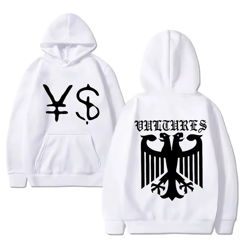 Kanye West Ye Ty Dolla Sign YS Vultures Hoodie Men Women hip hop streetwear Fleece Long sleeve hoodies Unisex Hooded Sweatshirts