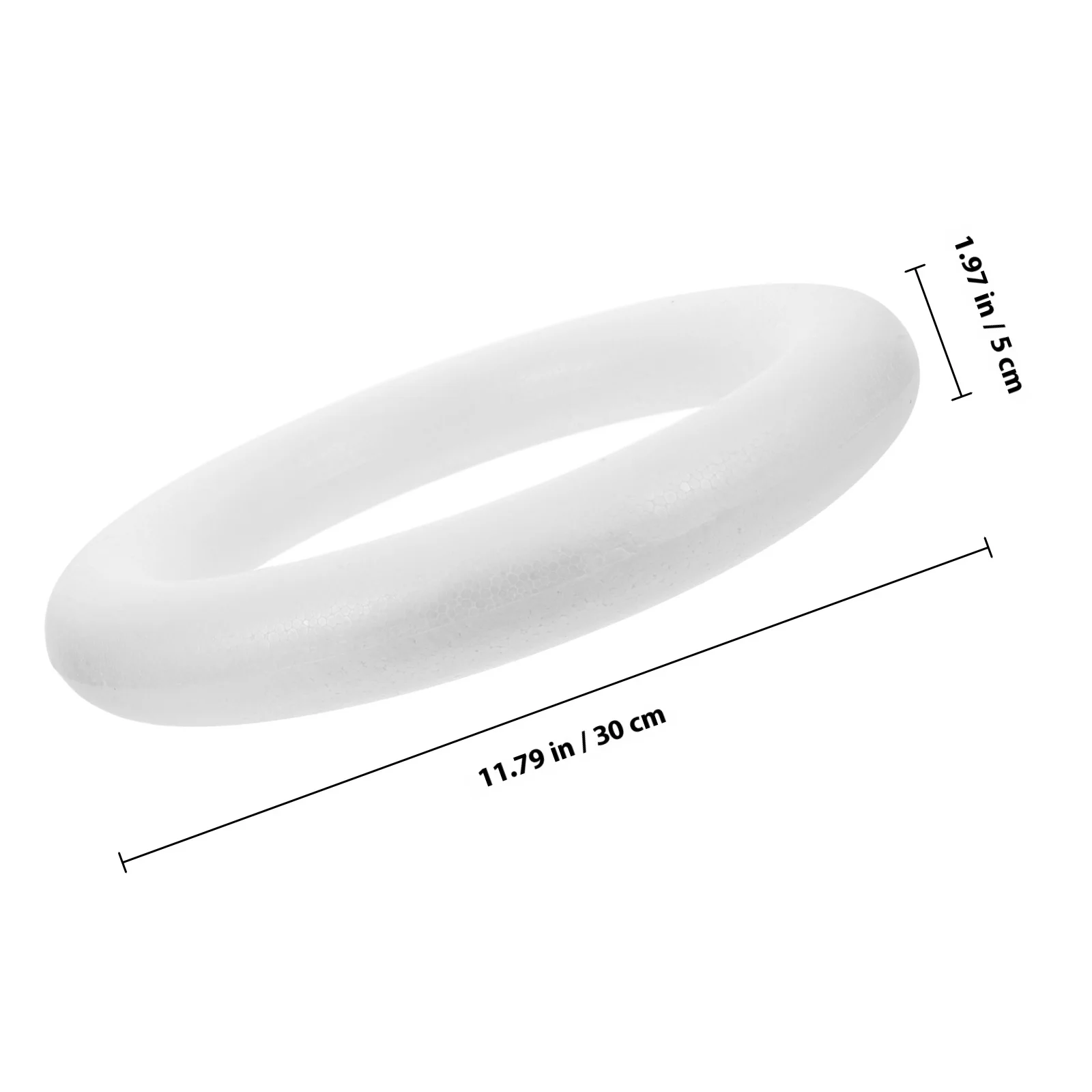 3 قطع حلقات دائرية صلبة بيضاء DIY لوازم الرسم الفني الإبداع تطوير التنسيق بين اليد والعين عيد الفصح والهالوين #3