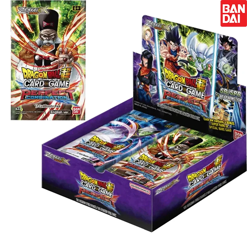 BANDAI Dragon Ball Super Box Series Set 06 Combinación perfecta B23 TCG Tarjeta de colección en inglés de anime japonés