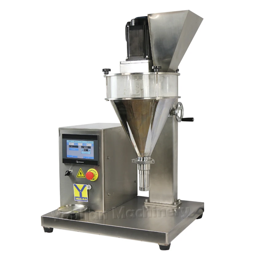 DF-B Semi Automatic Powder Filling Machine Weighing Auger Filler 5-500g High Precision for Spice Toner Protein