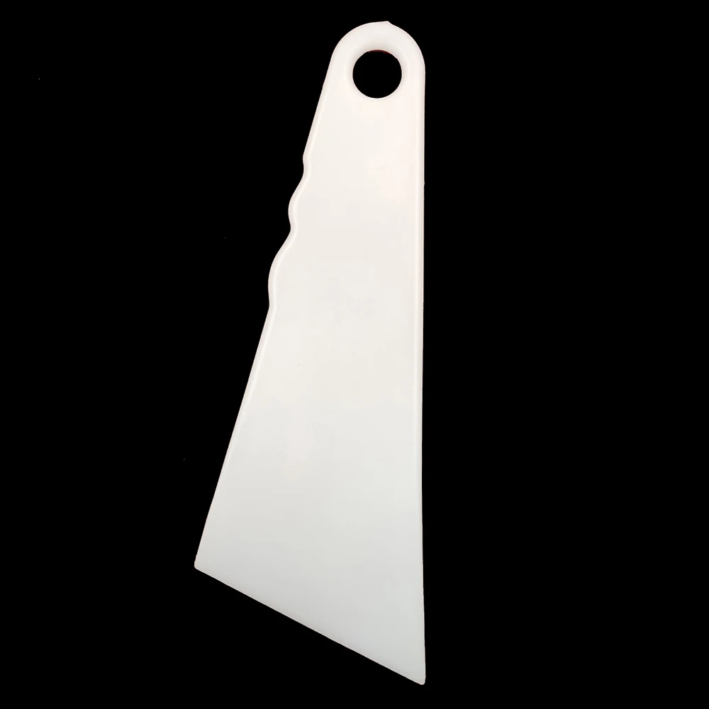 

White Plastic Scraper Corner Squeegee Car Film Tools Wallpaper Sticker Tools Curves Slot Tucking Tools Gap Film Cutter