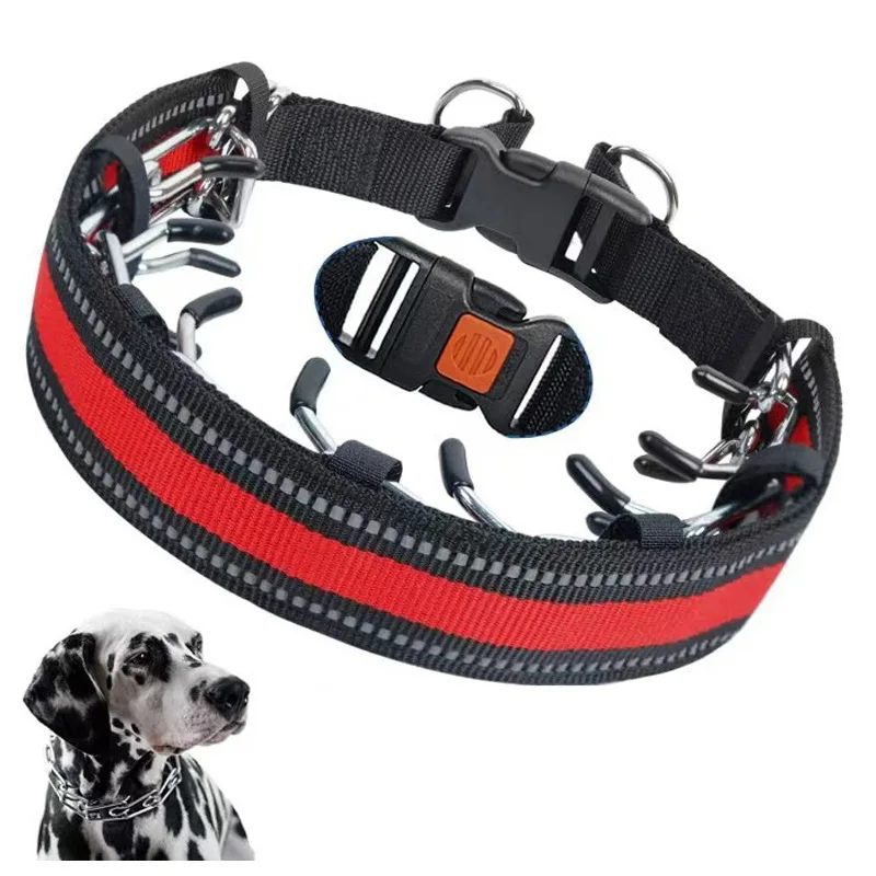 Dog Training Stimulation Chain Explosion Proof Dog Collar Pet Supplies Spike Collar