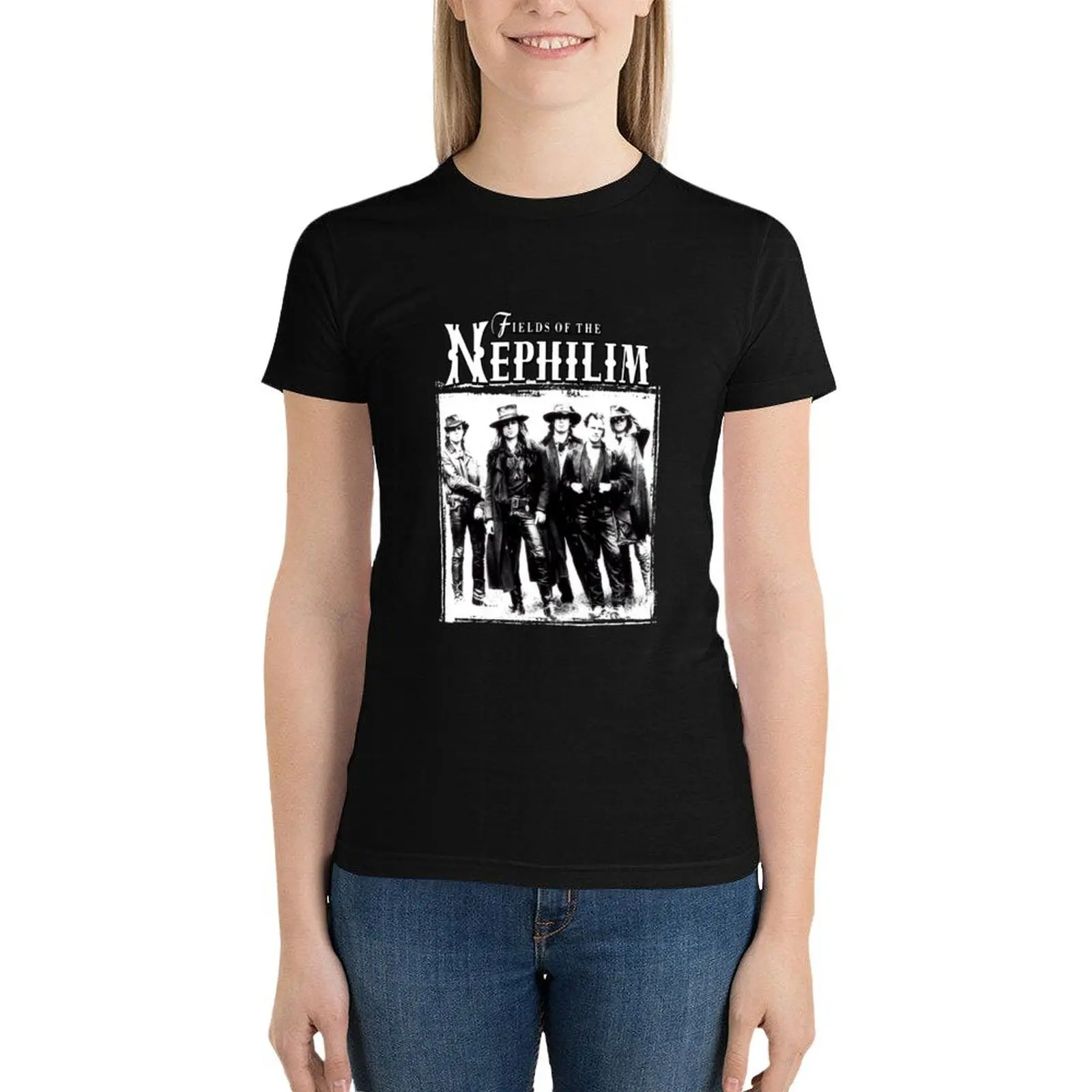 Fields of the Nephilim T-Shirt animal print shirt for girls cute tops kawaii clothes hippie clothes tops Women