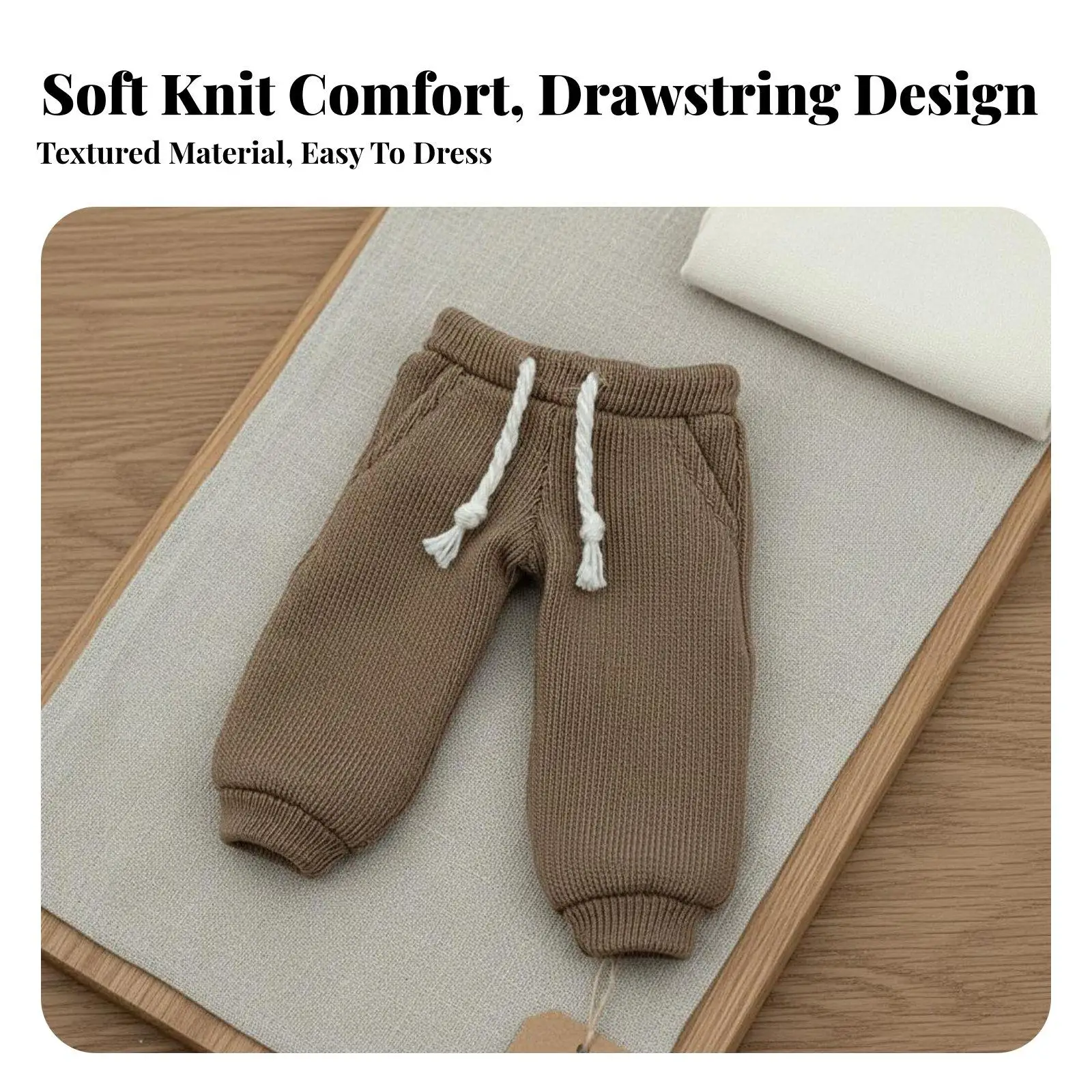 for OB11 Doll Joggers Drawstring Waist 1/12 Pants Finely Stitched 1/12 Doll