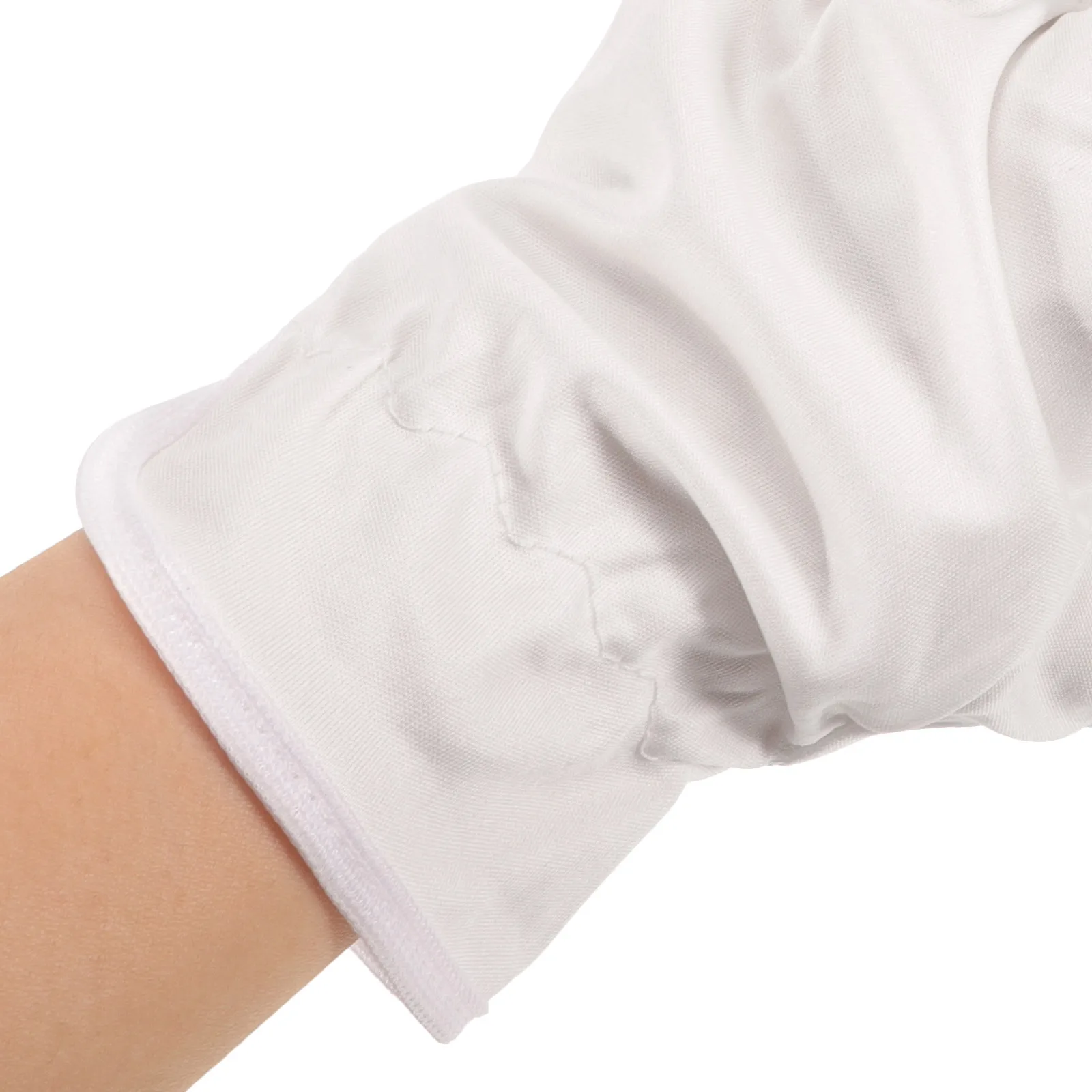 

6Pairs Microfiber Gloves for Jewelry Inspection Anti Static Work Gloves Reusable Non Slip Fit for Coin Art Handling Men Women