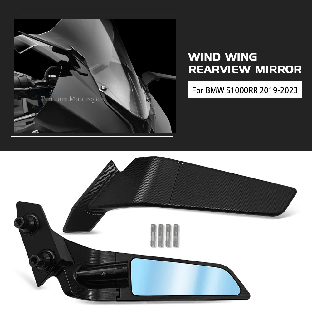 

Motorcycles Wind Wing Adjustable Rotating Rearview Mirror Light For BMW S1000 RR S 1000 RR S1000RR s1000rr 2019-2023 2021 2022